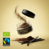 Gemahlenes Bio Fairtrade Bourbon-Vanillepulver aus Madagaskar im Schraubglas