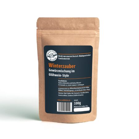 Winterzauber Gewürzmischung im Glühwein-Style im 100g-Standbodenbeutel