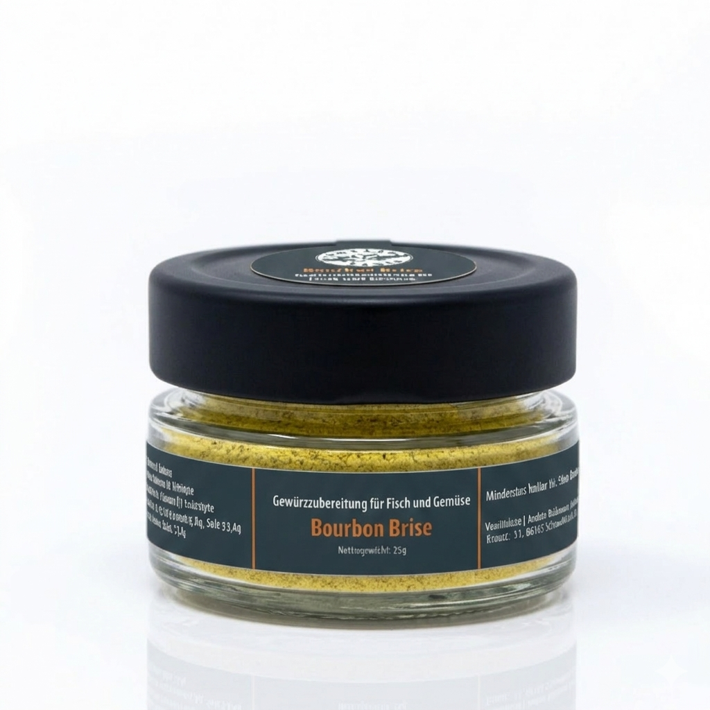 Bourbon Brise Gewürzzubereitung zu Fisch und Gemüse (35g im Schraubglas)