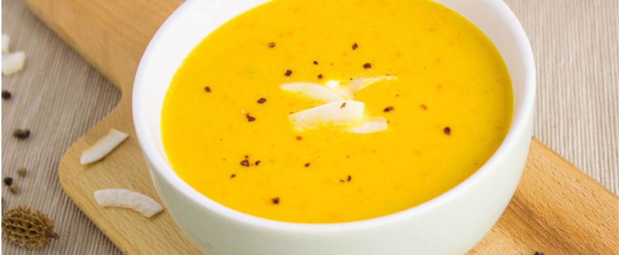 Butternut-Kürbis-Suppe aus dem Kochbuch